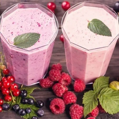 Smoothie cu fructe de padure